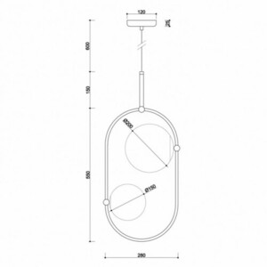 Lampa wisząca Ummo Koban C small 3