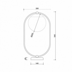 Lampa stołowa Ummo Koban ST small 4