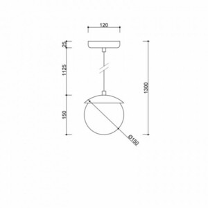 Lampa wisząca Ummo Kuul F small 3