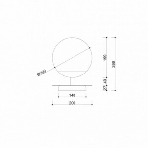 Lampa stołowa Ummo Plaat ST small 4