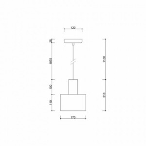 Lampa wisząca Ummo Enkel 1 small 2