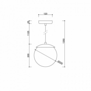 Lampa wisząca Ummo Kuul G small 1