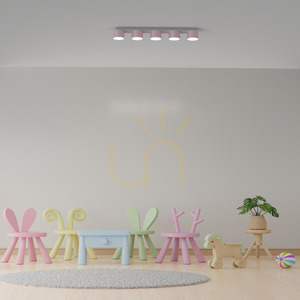 Lampa sufitowa DIXIE MLP7557 różowo-biała 5 × GX53 60 cm Milagro small 6