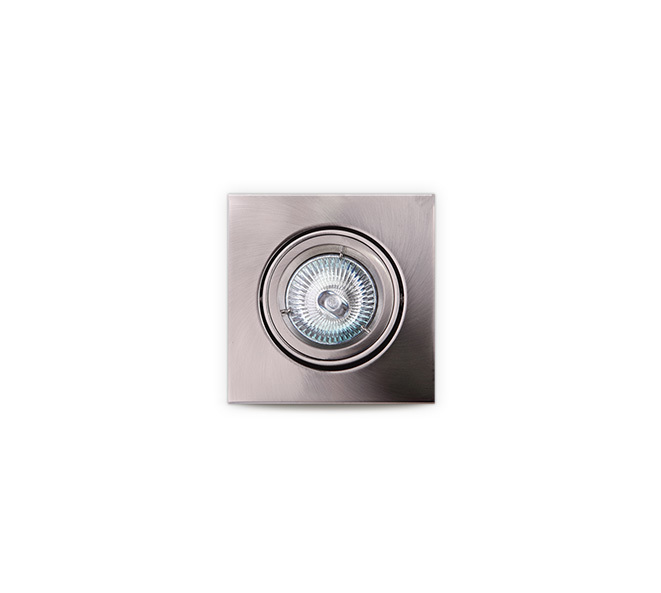 Sprawdź Oprawa wpuszczana Max Light Fine H0040 metal szczotkowany 9,5x9,5 cm GU5 50W Oprawa wpuszczana Max Light Fine H0040 metal szczotkowany 9,5x9,5 cm GU5 50W