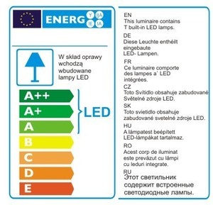 Lampa wisząca Max Light Organic Gold P0204 złota LED 1W small 3
