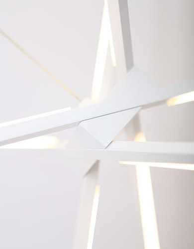 Sprawdź Lampa wisząca Max Light Spider P0270 biała LED 33W 114 cm