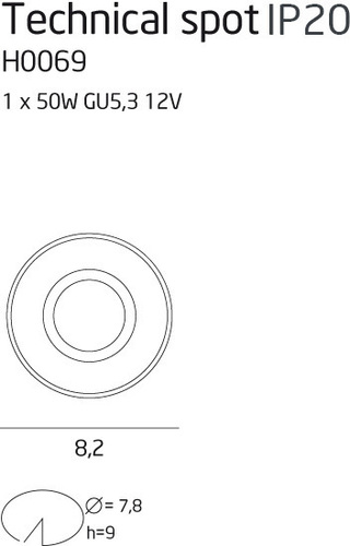 Sprawdź Oprawa wpuszczana Max Light Deep H0069 biała GU5 50W IP20