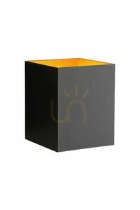 Kinkiet Lucide XERA czarny ze złotym wnętrzem, G9, 10 cm, 23253/01/30 small 0