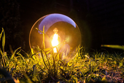 Sprawdź Kula Ogrodowa LUNA BALL 50 cm Transparentna E27 + LED