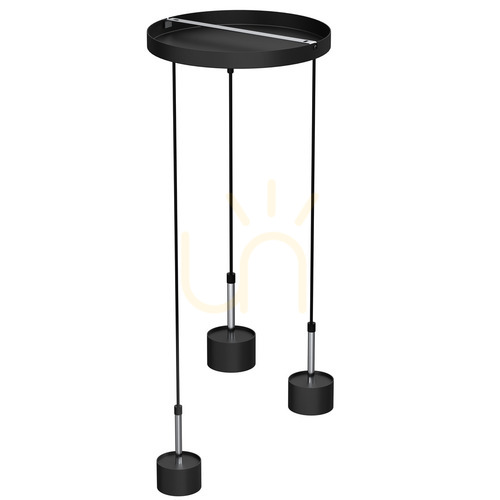 Sprawdź Lampa wisząca ARENA Black/Silver 3x GX53
