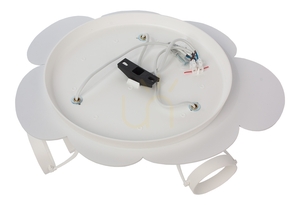 Plafon dziecięcy Płatek biało-szary 5244412 small 1