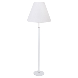 Lampa podłogowa Hellux Venus 8111709 – biała, drewniana, E27 small 0