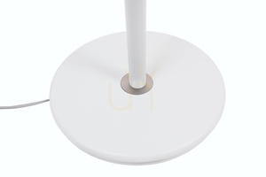 Lampa podłogowa Hellux Venus 8111709 – biała, drewniana, E27 small 1
