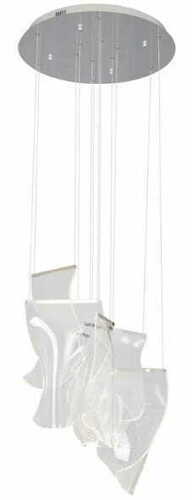 Sprawdź Lampa wisząca Max Light Silk P0371D chrom LED 55 cm 15W