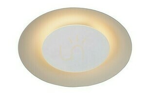 Plafon LED Lucide FOSKAL 79177/06/31 biały Ø 21,5 cm 6 W 2700 K small 0