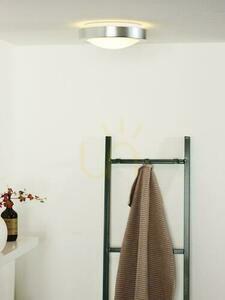 Plafon łazienkowy Lucide Fresh srebrny IP44 E27 27 cm 79158/01/12 small 1