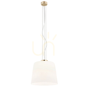 Lampa wisząca ARGON BERKLEY opal mat mosiądzowana E27 4689 small 0