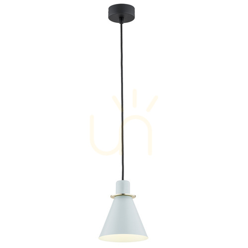 Sprawdź Lampa wisząca Argon Beverly błękit mat mosiądzowana 4682