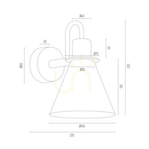 Kinkiet Argon Beverly czarny struktura chromowany E27 4709 small 3