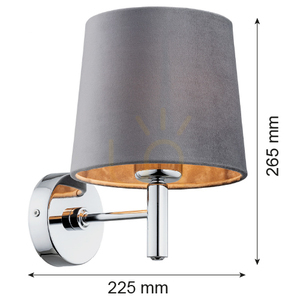 Kinkiet Argon Bolzano Plus ciemnoszary chrom 4725 small 8