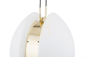 Lampa wisząca Argon Buffalo opal mat mosiądzowana E27 4679 small 2