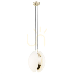 Lampa wisząca Argon Buffalo opal mat mosiądzowana E27 4679 small 0