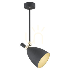 Lampa wisząca Argon Charlotte czarna struktura mosiądzowana 4686 small 0