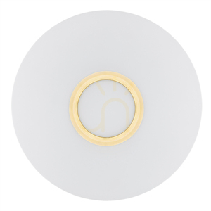 Plafon Argon Chicago 2xE27 Opal Mat Biały Mosiądzowany 400 mm 1030 small 2