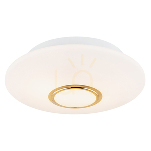Plafon Argon Chicago 2xE27 Opal Mat Biały Mosiądzowany 400 mm 1030 small 0