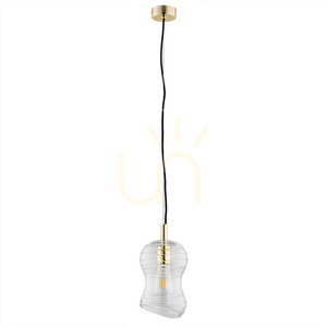 Lampa wisząca Argon Deportivo transparentna mosiądzowana SKU 4742 small 1