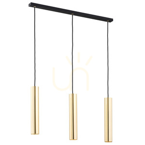 Lampa wisząca Argon Gomera Plus 3xGU10 mosiądz czarny 6113 small 1