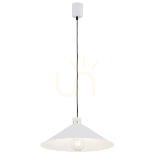 Sprawdź Lampa wisząca ARGON Nashville biały struktura mosiądzowana 4693