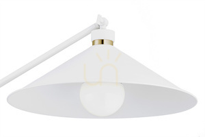 Lampa podłogowa ARGON NASHVILLE biała struktura mosiądzowana 4731 small 2