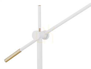 Lampa podłogowa ARGON NASHVILLE biała struktura mosiądzowana 4731 small 3