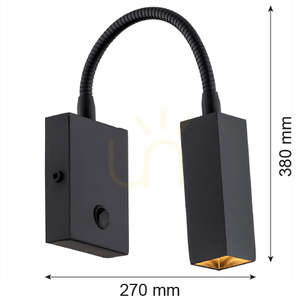 Kinkiet Argon ROCKSTAR czarny struktura 4758 small 2