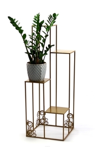 Kwietnik metalowy JAKPOL na 4 donice 110 cm złoty mat loft 1538 0 Kwietnik metalowy JAKPOL na 4 donice 110 cm złoty mat loft 1538 small 0