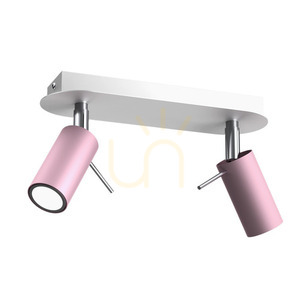 Różowa Lampa Sufitowa Preston Pink/White 2x Mini Gu10 small 5