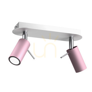 Różowa Lampa Sufitowa Preston Pink/White 2x Mini Gu10 small 0