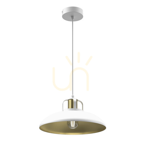 Sprawdź Lampa wisząca Milagro FELIX MLP7704 biało-złota, 1×E27, 29 cm