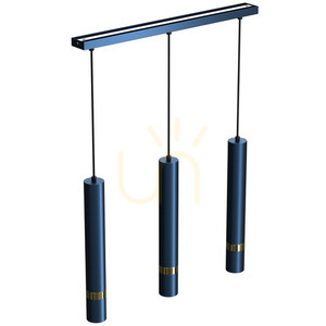 Lampa wisząca Milagro JOKER MLP7726, 3 x GU10, granatowa ze złotem, 60 cm, wys. regulowana 50-90 cm small 7