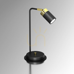 Czarna Lampka Stołowa Joker Black/Gold 1x Gu10 small 1