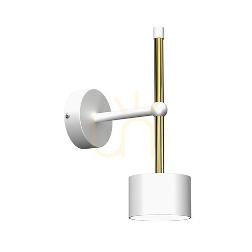 Sprawdź Kinkiet Milagro ARENA White/Gold MLP7753, biało-złoty, GX53, klosz ø8 cm, wys. 25 cm