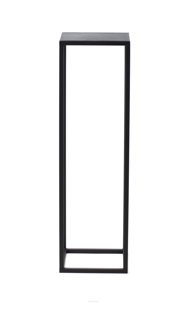 Zobacz Kwietnik metalowy JAKPOL stojak 80 cm czarny loft Kwietnik metalowy JAKPOL stojak 80 cm czarny loft