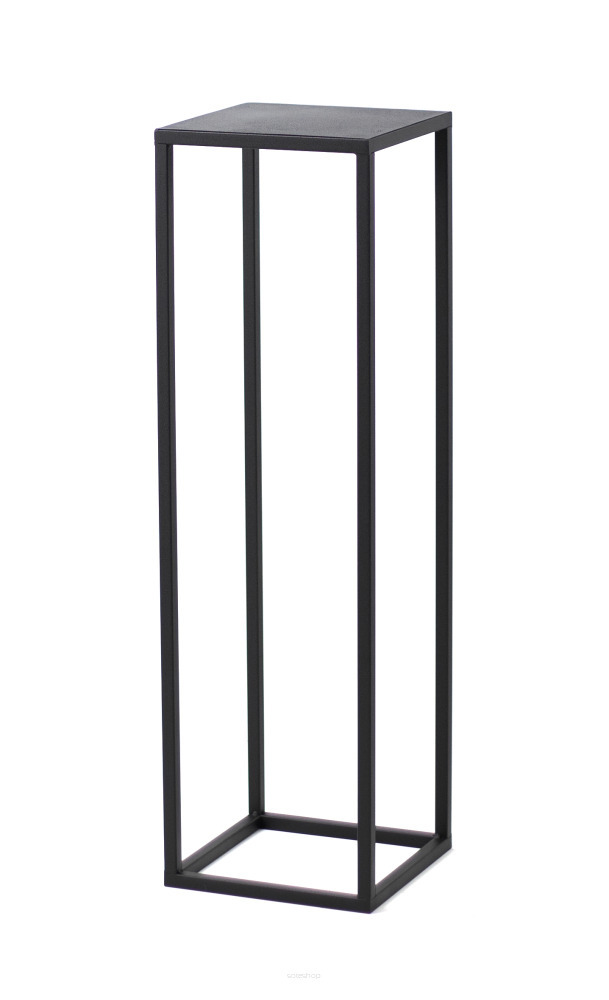 Obejrzyj Kwietnik metalowy JAKPOL stojak 80 cm czarny loft Kwietnik metalowy JAKPOL stojak 80 cm czarny loft