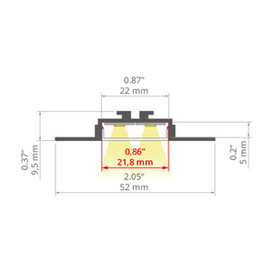 Profil aluminiowy LED OPAC-30 anodowany srebrny 2m 3 Profil aluminiowy LED OPAC-30 anodowany srebrny 2m small 3