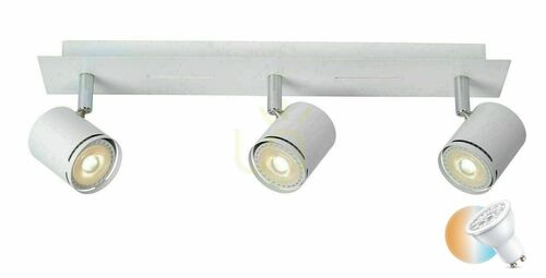 Sprawdź Reflektorek sufitowy Lucide Rilou 3xGU10 LED biały srebrny 44 cm 26994/15/31