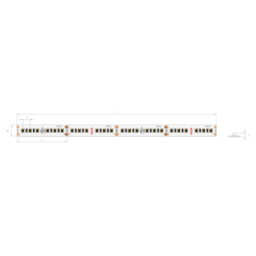 Sprawdź Taśma LED   K-40-1275-24V 14.4W/m rolka 5m