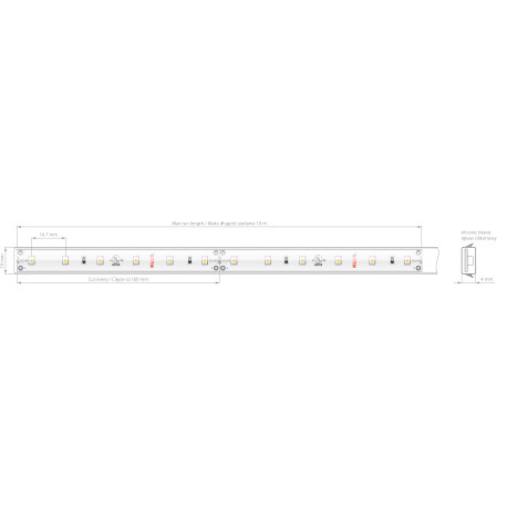 Sprawdź Taśma LED 8KWP-K-27-1210-24V 4.8W/m Taśma LED 8KWP-K-27-1210-24V 4.8W/m