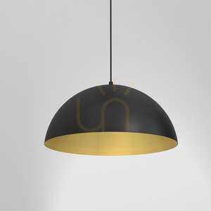 Lampa wisząca Milagro BETA MLP7896 czarno-złota, 1×E27, 35 cm small 2