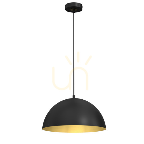Sprawdź Lampa wisząca Milagro BETA MLP7896 czarno-złota, 1×E27, 35 cm